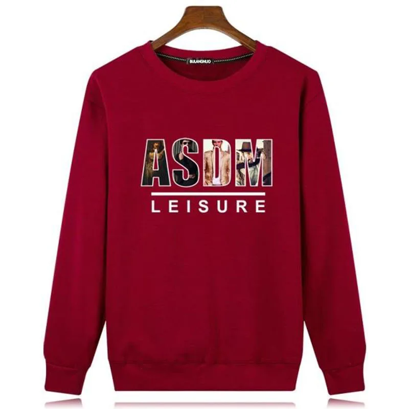 Men thermal sweatshirt 2021 new arrival winter letter male thick plus velvet to keep warm pullover plus size 4XL 5XL 6XL H38