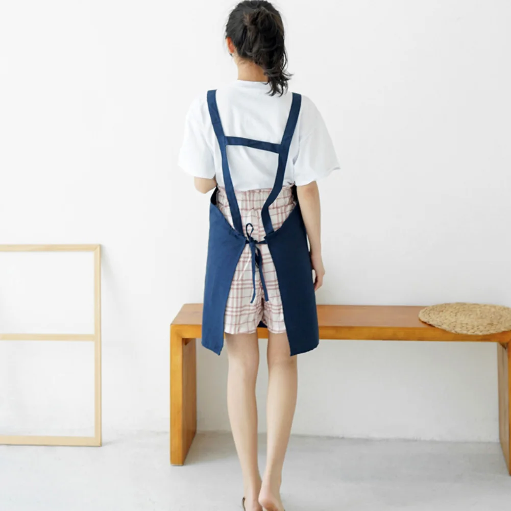 Sleeveless Overall Spoon Letter Printed Home Kitchen Cooking Baking Apron