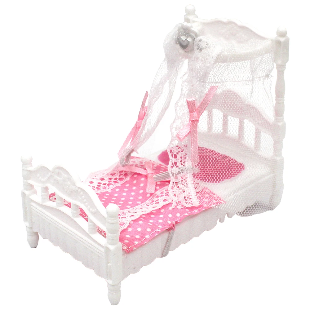 Doll Accessories NK Mixed Doll Furniture Fashion Computer Chair Mini Slide Fridge Bags Pets For Barbie Accessories Doll For Kelly DIY Toy JJ
