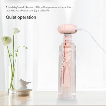 

ELOOLE USB Portable Air Humidifier Donuts Bottle Aroma Diffuser Cool Mist Maker For Home Office Car Mini Detachable Humidifier