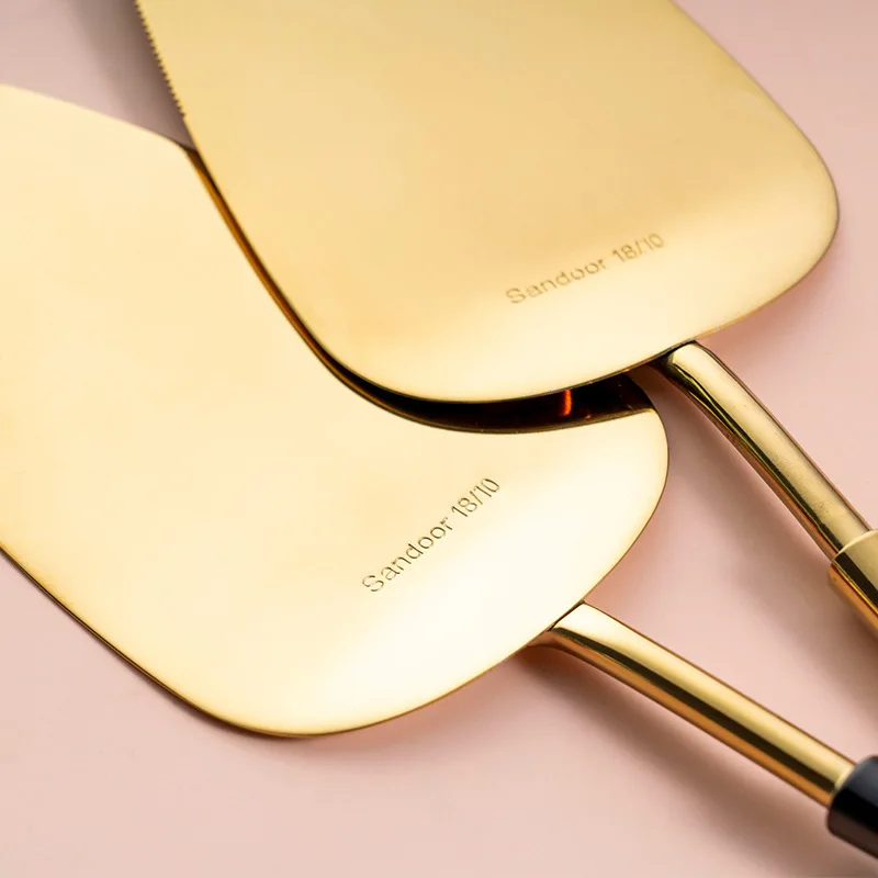 304 Stainless steel Cake Spatula Pizza Shovel Baking tools Kitchen Tools Wedding Cake Serve Baroque Party Decorating