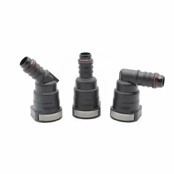 

15.82 ID12 Auto Fuel Pipeline Quick Connector Gasoline Diesel Methanol Ethanol Yin Yang Oil Pump Plug SAE Fuel Pipe Connector
