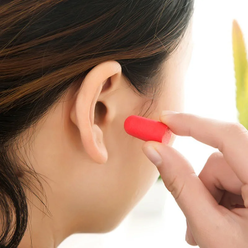 Hot Soft Ear Plugs Sound Insulation Ear Protection Earplugs Antinoise Sleeping Plugs For Travel