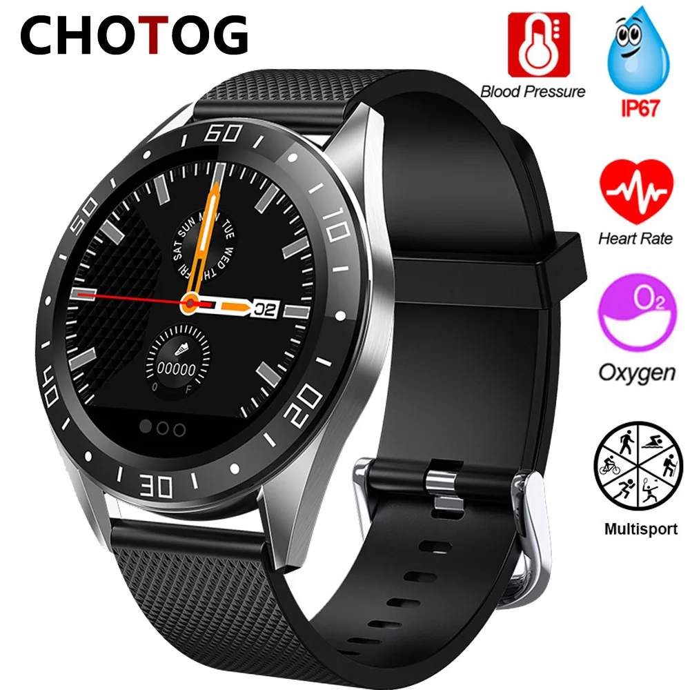

Smart Watch Men Waterproof Ip67 Fitness Tracker Oxygen Blood Pressure Heart Rate Monitor Watch Smartwatch Women For Android IOS
