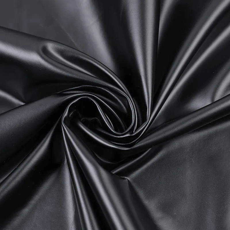 High Elastic PU Leather Pants Fabric 