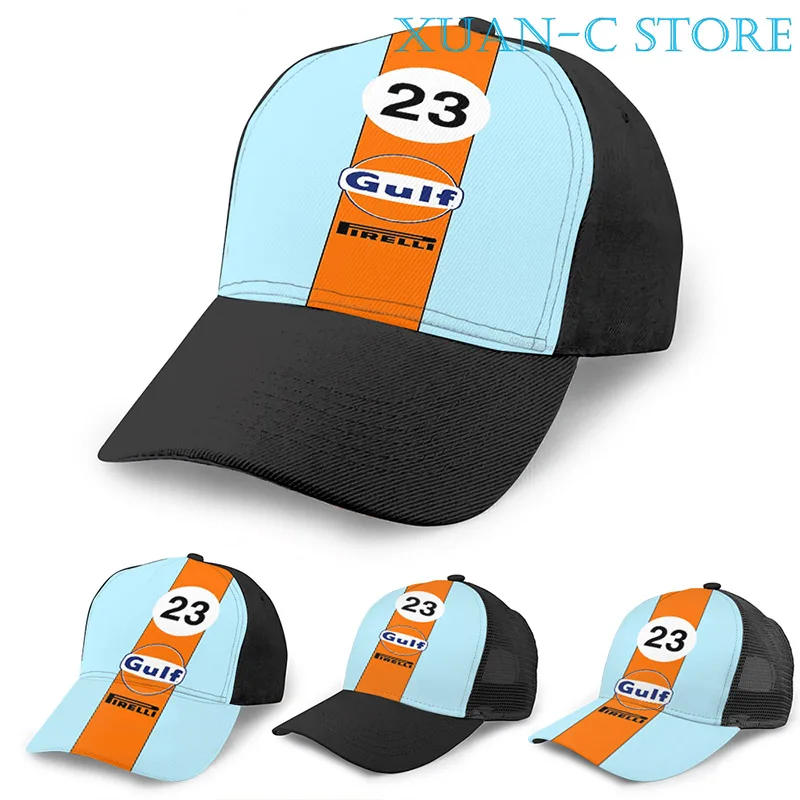 Gulf Oil Racing Colours Basket Cap Pria 