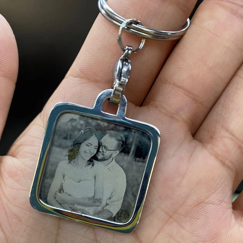 Брелок для ключей с индивидуальной гравировкой детей и фотографий | Украшения