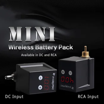 

Wireless Power Supply Mini Rechargable Machine Battery DC/RAC Tattoo Power Supplier Connector for Tattoo Pen Gun Machine