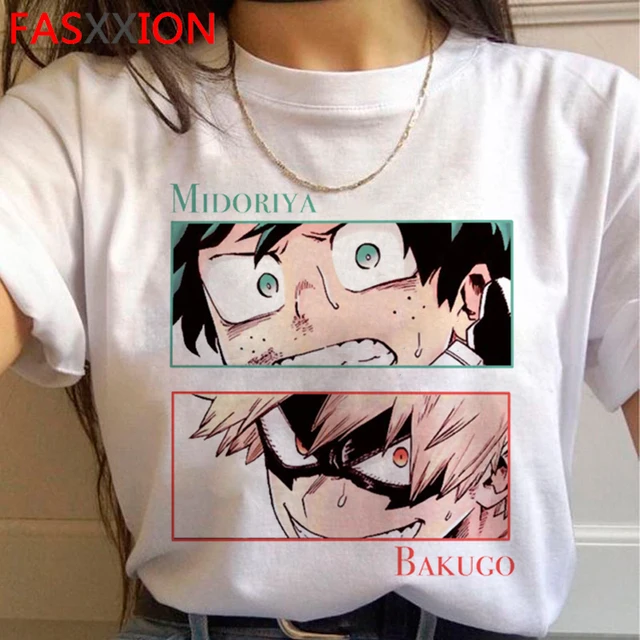 My Hero Academia Bakugou T-shirt Men Cute Anime Boku No Hero Academia T Shirt Cool Todoroki Graphic Tshirt Hip Hop Top Tees Male 49112