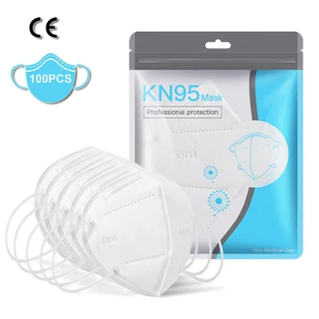 

30/100pcs masks face mask flu facial masks fpp2 5-layer filter masks protection masks ffp2 mask kn95 mask PM2.5 anti dust mask