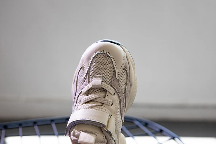 RUMRAM Kids Shoes For Girl Boy Winter Autumn Summer Genuine Leather Air Mesh Breathable Fashionable Walking School Shoes Kids  (25)