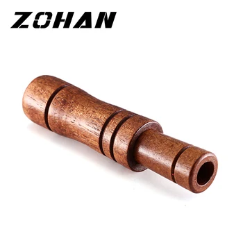 

Outdoor Drop Ship Hunting Whistle Decoy Imitate Pheasant Duck Call Voice Call Bird Goose Voice Trap Brown Oak Wooden Whistle