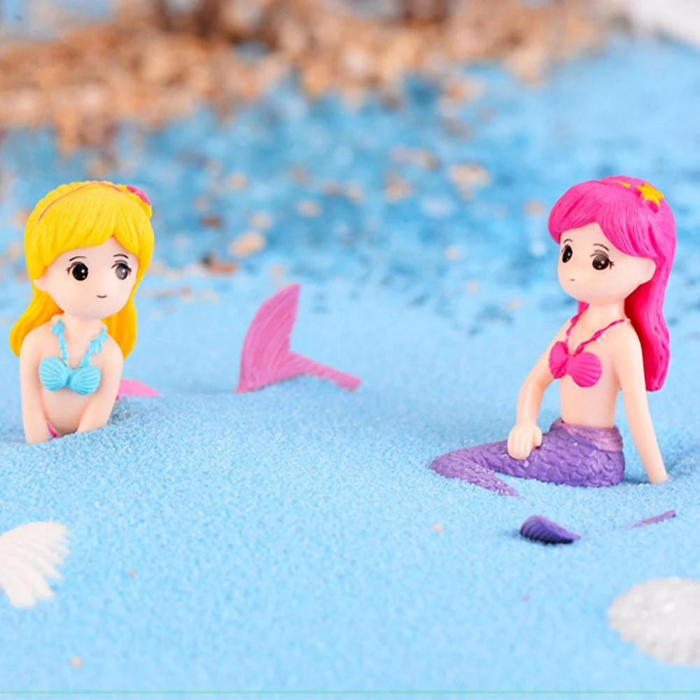 1pc Aquarium Fish Tank Little Mermaid Ornament Desk Decoration Accessories Decor fish tank ornaments,fish tank decorations,aquarium ornaments