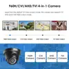 ZOSI 1080P 2MP TVI CVI AHD CVBS 4-in-1 Video Surveillance Outdoor Dome Camera HD Weatherproof Home CCTV Security Camera System 2