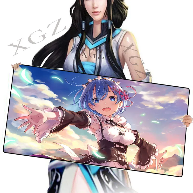 XGZ Anime Sexy cute Girl HD Print Custom Extra Large Mouse Pad Black Lock-edge Computer Desk Mat Rubber Non-slip for Csgo DOTA 2 XGZ Anime Sexy cute Girl HD Print Custom Extra Large Mouse Pad Black Lock-edge Computer Desk Mat Rubber Non-slip for Csgo DOTA 2