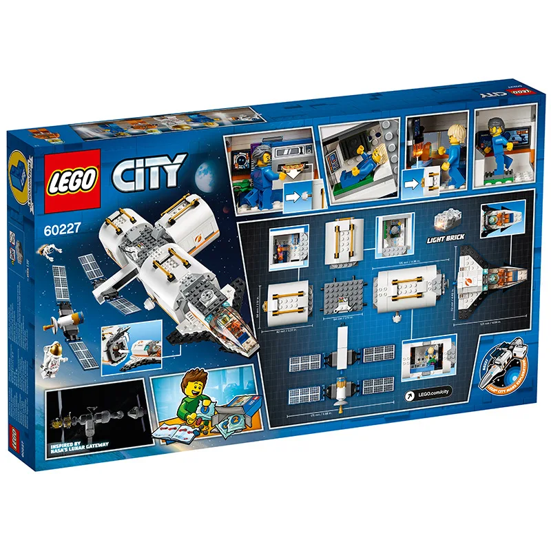 

LEGO June New Products Moon 50 Anniversary 60227 Moon Space Station Boy Building Toy Gift
