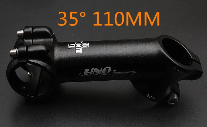 110MM UNO Сверхлегкий велосипедный вынос руля 35 градусов Алюминиевый велосипедный подъемник 70/90/110 мм - Цвет: 110MM