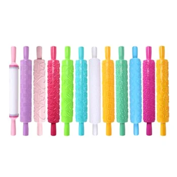 

Bakery Cake Making with Variate Design Pattern Embossed Roll Staff - 12Pcs