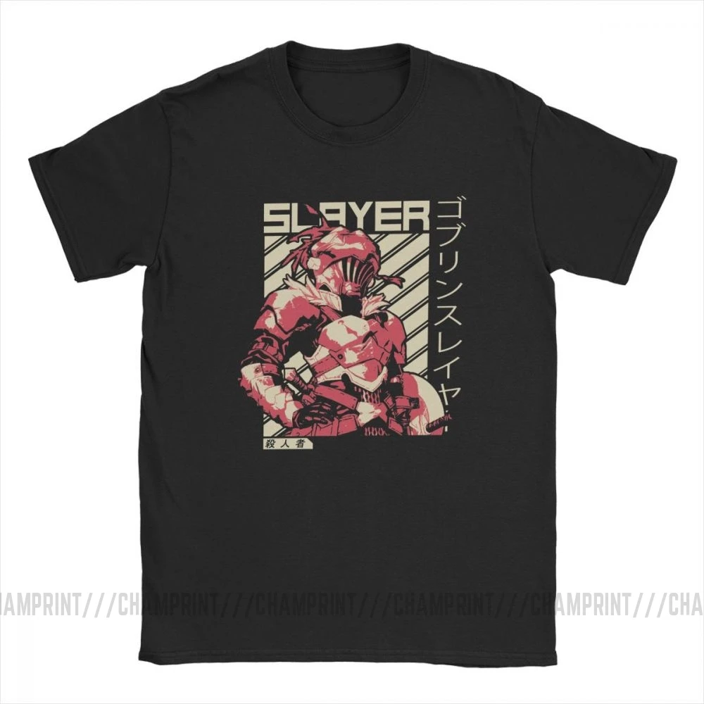 Goblin Slayer жрица футболки мужские Аниме оригинальные топы короткий рукав Повседневная графическая футболка Crewneck Чистый хлопок Футболка