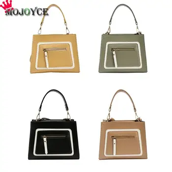 

Fashion Women Shoulder Bag PU Leather Elegant Top Handle Crossbody Handbag Ladies Simple Women Bag