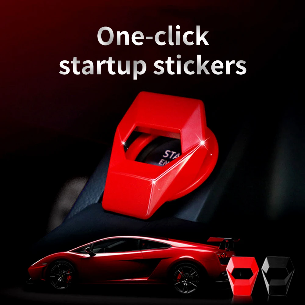 

Start Stop Button for BMW F10 F30 E90, Glossy Red M Sport Engine Switches for BMW 1 2 3 4 5 6 7 X1 X2 X3 X4 X5 X6 Series Trim
