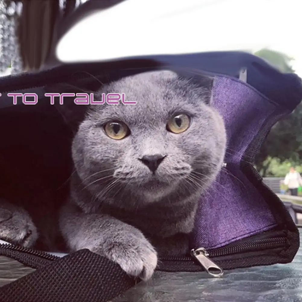 Нет Pet сумка для переноски одобренная загрузка дорожная сумка с крепким дном флисовая подушка сумка