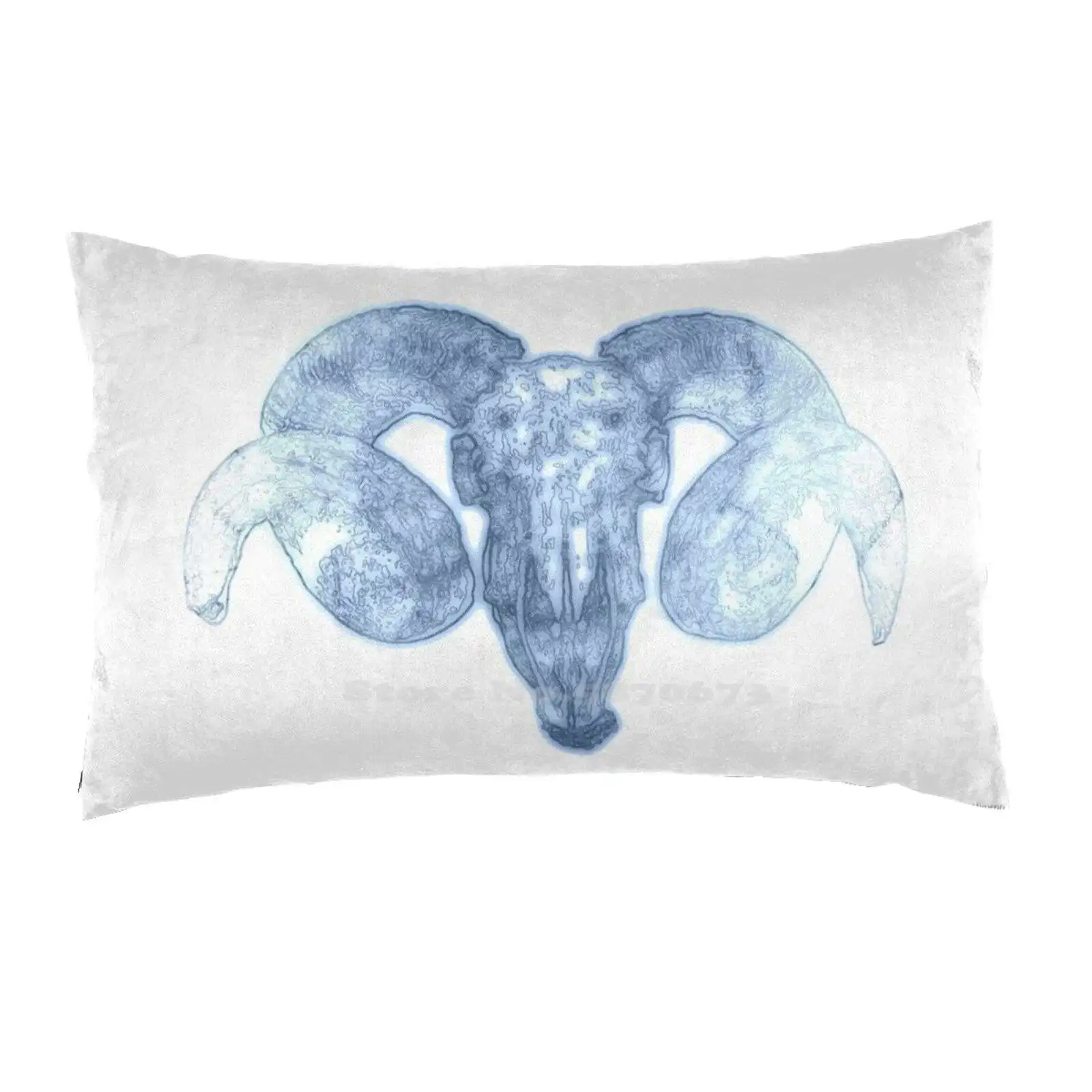 Ram - Spell Decorativo Tiro Biancheria Da Letto Cuscini Copertura Labirinto Modello Gordian Nodo Mente Animale Umano Cult Solare Cain