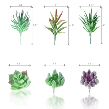 

Home Artificial succulents Garden Decoration Balcony Decor Gifts 11PCS