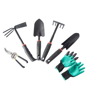 

6 Pcs /Set Garden Tool Set Multi-Functional Garden Kit Practical Trowel Rake