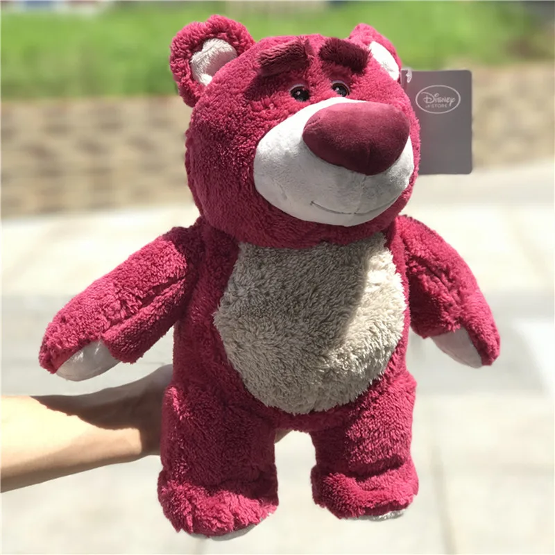 

1PCS 30cm 42cm 60cm DIsney Toy Story Strawberry Bear Plush Toy Doll Girl cuddling teddy bear doll children's birthday present