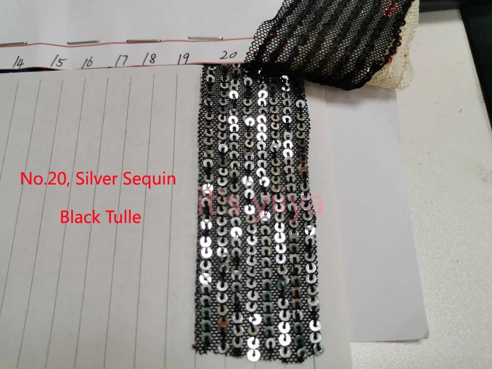 20号银色亮片黑色网纱副本