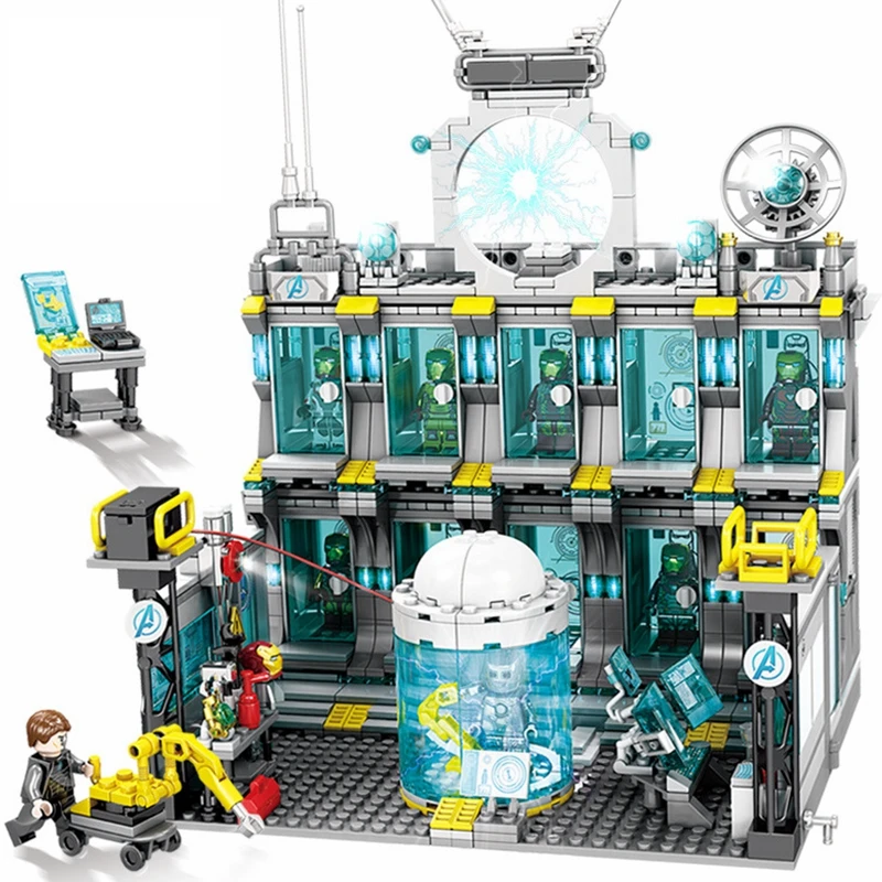 1325 шт. Супергерои Мстители стальная машина метил подходит для Legoingly Marvel Avengers1187
