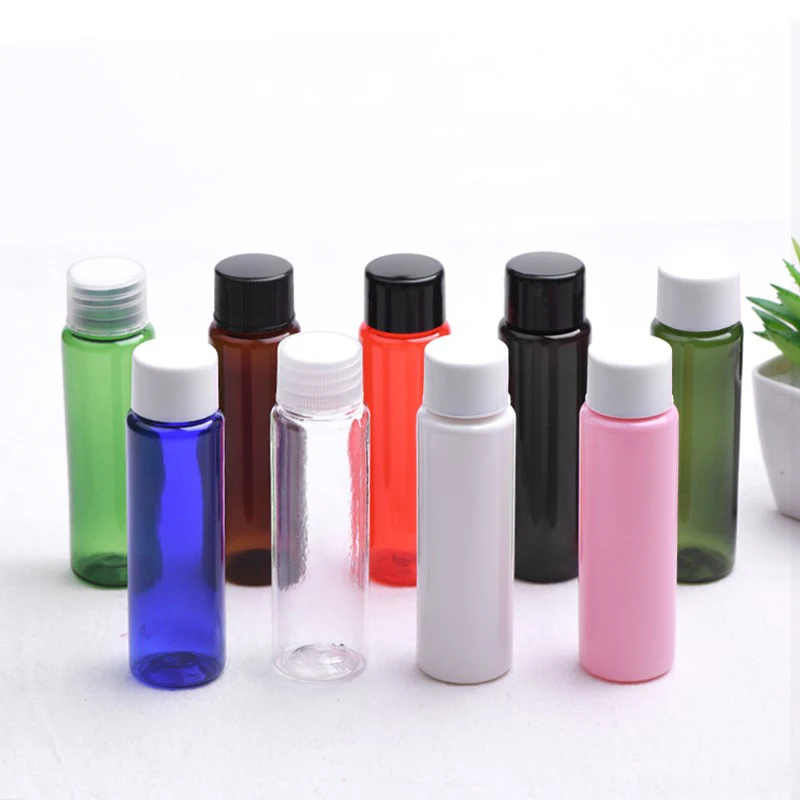 

30ml Mini Empty Cosmetic Bottle With Screw Cap Shampoo Lotion Plastic Bottles Container Liquid Soap 30cc Personal Care Container