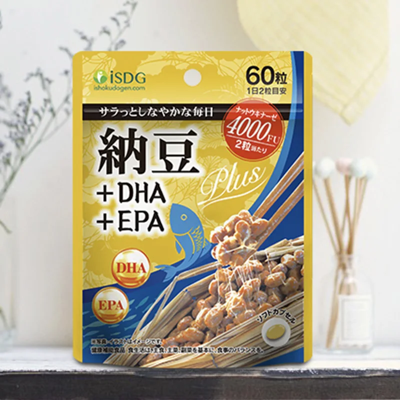 ISDG Natto + DHA EPA Наттокиназа тромболиз снижение липидов в крови Предотвращение