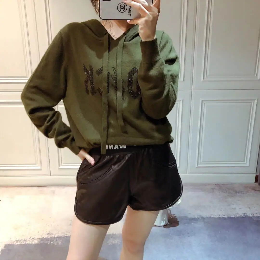 

2019 Autumn Hooded Sweater Cashmere Pullovers