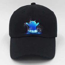 Android однотонные летние Кепки фирменные Бейсбол Кепки Для мужчин Для женщин папа Кепки, бренд Snapback Шапки для Для Мужчин Кости Masculino