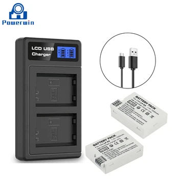

Powerwin 3pcs 1500mAh 7.4V LP-E8 LPE8 Camera Battery USB LCD Dual Charger for CANON 550D 600D 650D 700D X4 X5 X6i X7i T4i T5i