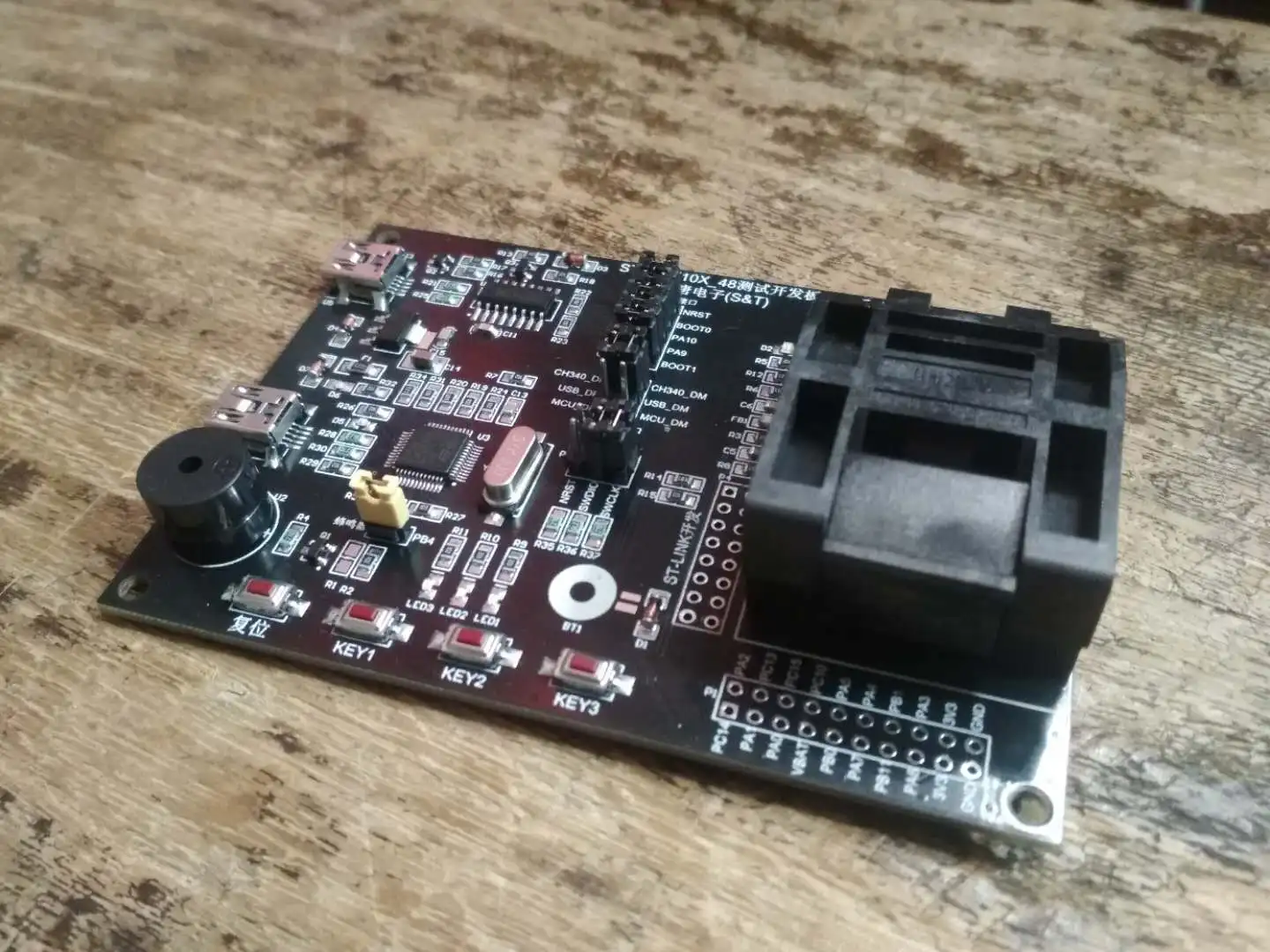 STM32F103 Development Board Programmer Test Socket Burner STM32F103C8T6 LQFP48 48 Feet