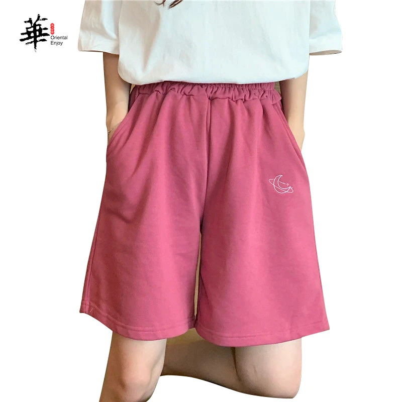 Solid Plus Size Women Shorts Harajuku Casual Scanty Loose Ladies Short Pants Women Summer Shorts white shorts