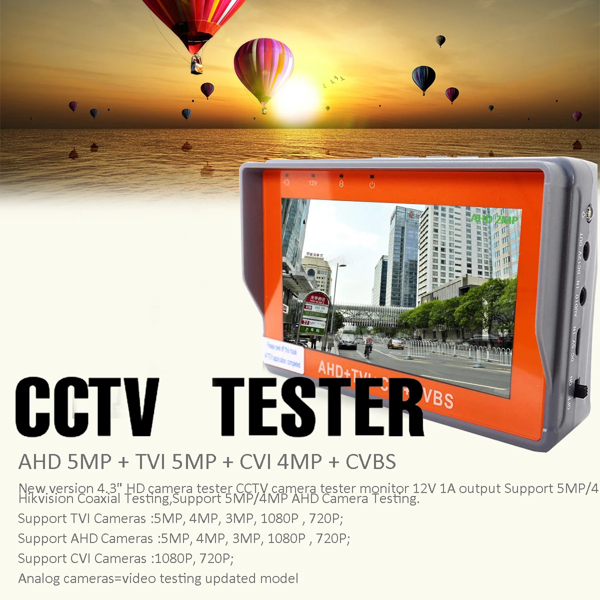 IV5 обновление 5 дюймов HD 8MP AHD TVI CVI тестирование аналоговой камеры AHD CCTV тестер монитор PTZ UTP кабельный тестер Новые UTC Особенности