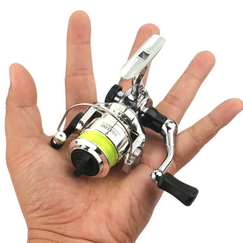 EMMROD популярная карманная спиннинговая Рыболовная катушка Mini100 рыболовные снасти