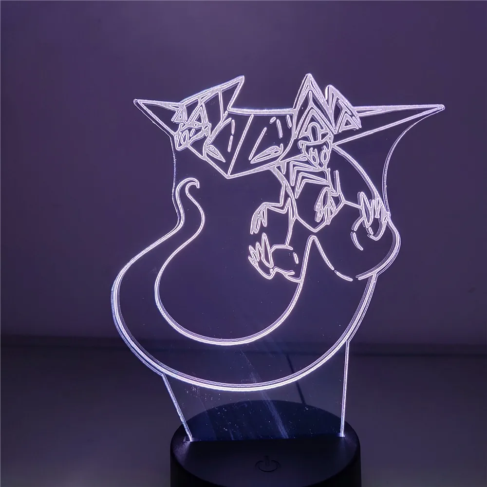 Фигурки аниме TAKARA TOMY Покемон тапульта светодиодные ночные светильники 3d кукла