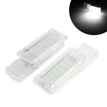 

2pcs LED Foot Light Suitcase Glove Box Light For Alhambra Atka Skoda Superb Fast For Volkswagen Golf 5 6 Plus EOS CC Caddy