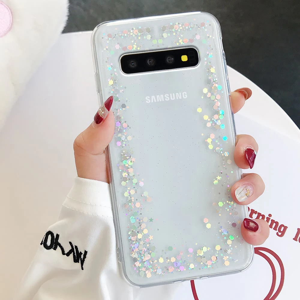 LLZ.COQUE Bling Glitter Silicone Soft Case for Samsung S20 Ultra S8 Plus S10 S7 Edge A3 A5 A8 Diamond Cover for Galaxy S9 Plus LLZ.COQUE Bling Glitter Silicone Soft Case for Samsung S20 Ultra S8 Plus S10 S7 Edge A3 A5 A8 Diamond Cover for Galaxy S9 Plus