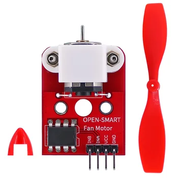 

OPEN-SMART 5V 3.3V L9110H Fan Motor Module Fan Propeller Firefighting Robot For Arduino UNO R3 DIY