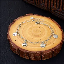 Экспрессия стиль Серебро S925 браслет Экспрессия бутик женский браслет серебро 925 модные ювелирные изделия