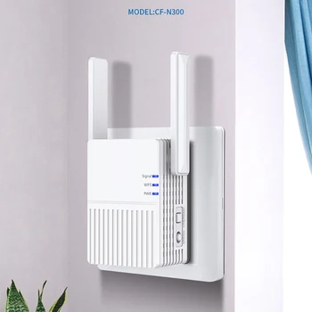 

300Mbps Router WiFi Repeater WiFi Range Extender Booster Single Amplifier Dual External Antennas network Repeater 2.4G 5GHz