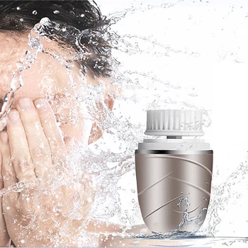 

New Electric Facial Cleansing Brush Face Cleansing Brush Ultrasonic Vibration Facial Cleansing Brush Blackhead Remover Cleaner