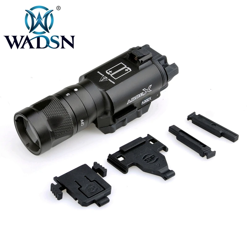 

WADSN X300V Strobe Version Tactical Torches 300 lumens X300 Surefir 20mm Picatinny Rail Airsoft Flashlight WEX381 Wapens Light