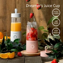 Мини USB портативная Милая соковыжималка, блендер, бутылка для смузи, чашка, перезаряжаемая, 2000 мАч, многофункциональная соковыжималка для фруктов, блендер, чашки